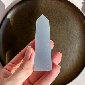 Blå calcit tårn (nr. 3)