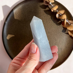 Blå calcit tårn (nr. 4)