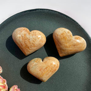 Fersken månesten hjerte