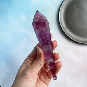 Lilla fluorit scepter (nr. 1)