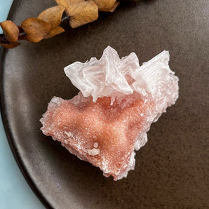 Pink halit klynge (nr. 7)