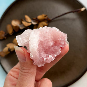 Pink halit klynge (nr. 5)