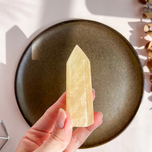 Honning calcit tårn (nr. 2)