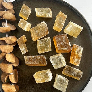 Rå honning calcit (s)