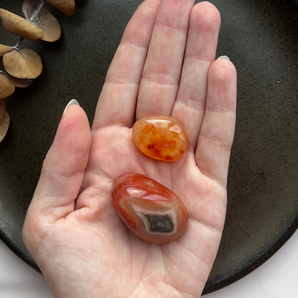 Karneol lommesten (OUTLET)