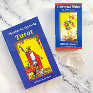 Universal Waite Tarot- og bogsæt (Rider-Waite)