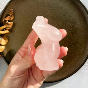 Rosakvarts XL kvindekrop