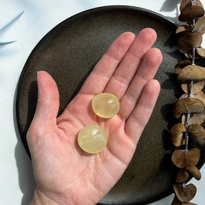 Lemon kvarts lommesten