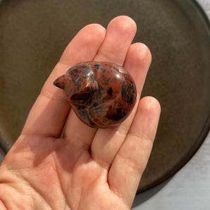 Mahogni obsidian kat