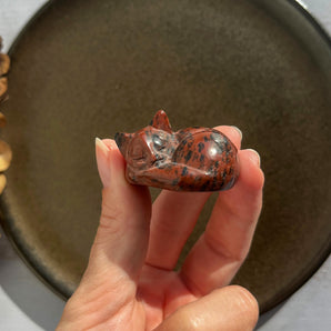 Mahogni obsidian kat