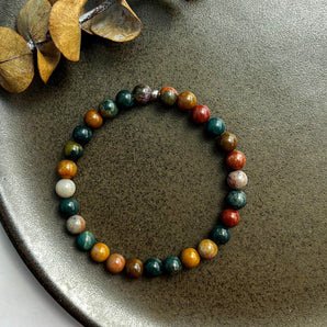 Ocean jaspis armbånd