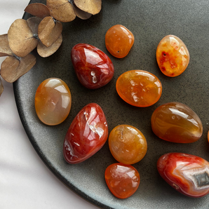 Karneol lommesten (OUTLET)