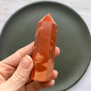 Rød jaspis tårn (nr. 1)