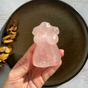 Rosakvarts XL kvindekrop