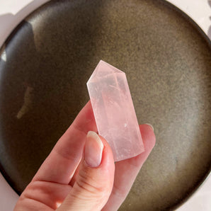 Rosakvarts krystaltårn (nr. 1)