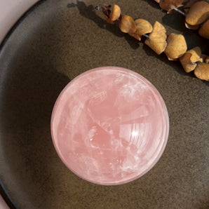 Rosakvarts krystalkugle (nr. 2)