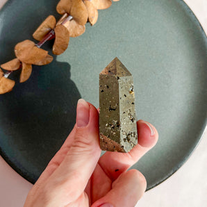 Pyrit krystaltårn (nr. 2)