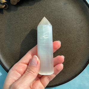 Selenit krystaltårn (nr. 2)