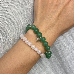 Aventurin krystal armbånd