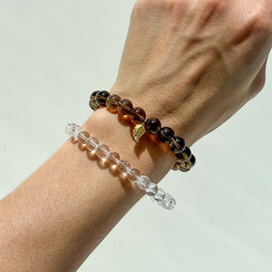 Røgkvarts armbånd stor